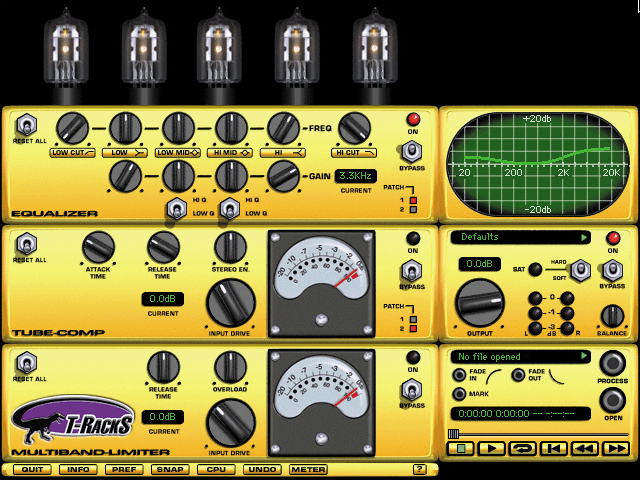 El T-racks, un clásico software para masterizar audio